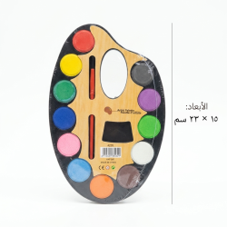 الوان حجر رسام 12 لون وسط